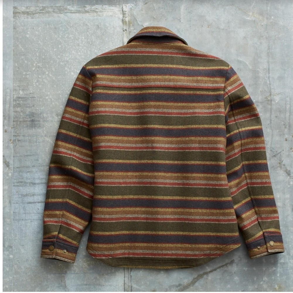 Pendleton Olive Stripe Coat Badlands National NWT - Picture 4 of 7